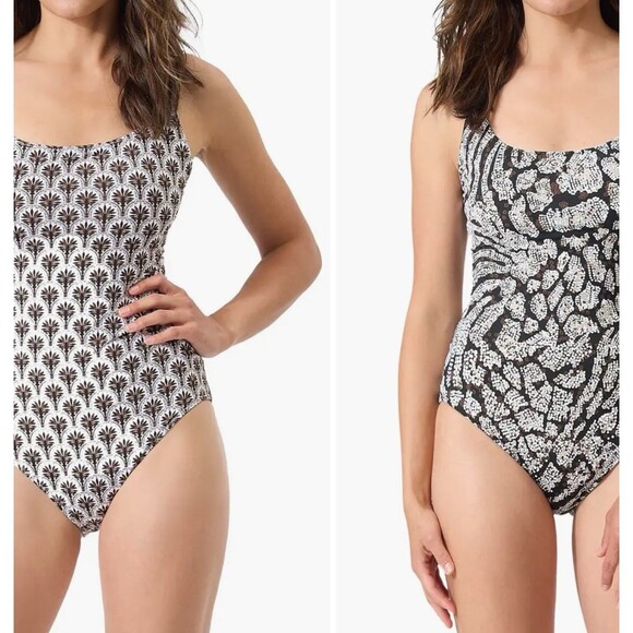 Tommy Bahama Other - Tommy Bahama Playa Brava Reversible One Piece Swimsuit Blk & White Size 6 - NWT